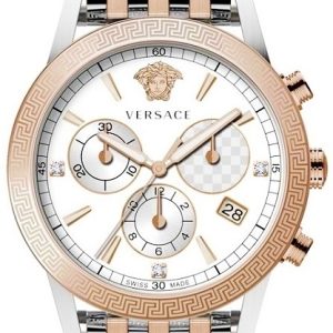 Versace Damklocka VELT00819 Silverfärgad/Stål Ø41 mm