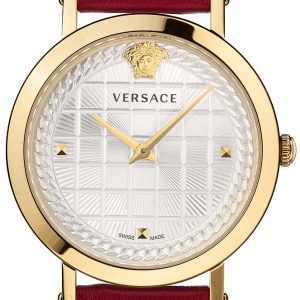 Versace Damklocka VELV00320 Medusa Silverfärgad/Läder Ø37 mm