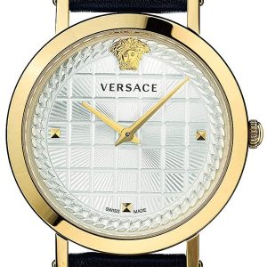 Versace Damklocka VELV00420 Medusa Silverfärgad/Läder Ø37 mm