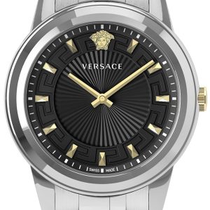 Versace Damklocka VEPX01121 Greca Svart/Stål Ø38 mm