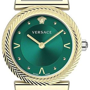 Versace Damklocka VERE01319 V Motif 35mm Grön/Stål Ø35 mm