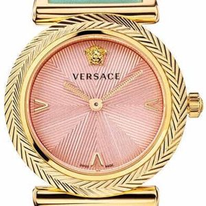 Versace Damklocka VERE01920 V Motif 35mm Rosa/Läder Ø35 mm