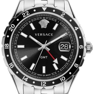 Versace Herrklocka V11100017 Hellenyium Svart/Stål Ø42 mm