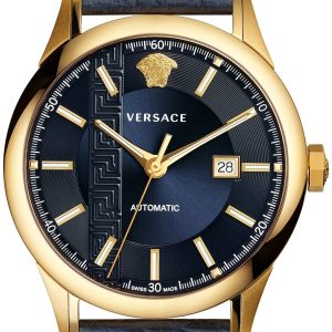 Versace Herrklocka V18020017 Aiakos Blå/Läder Ø44 mm