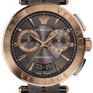 Versace Herrklocka VE1D00619 Aion Brun/Stål Ø45 mm