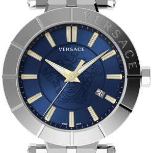 Versace Herrklocka VE2B00421 V Race Blå/Stål Ø43 mm