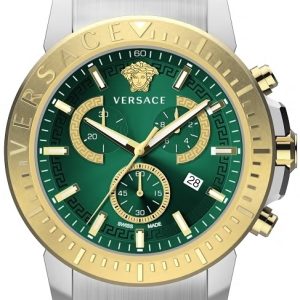 Versace Herrklocka VE2E00421 Grön/Stål Ø45 mm