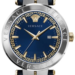 Versace Herrklocka VE2F00221 Aion Blå/Läder Ø44 mm