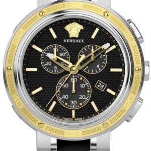 Versace Herrklocka VE2H00221 V Extreme Pro Svart/Plast Ø46 mm