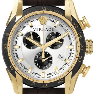 Versace Herrklocka VE2I00221 V Ray Silverfärgad/Läder Ø44 mm