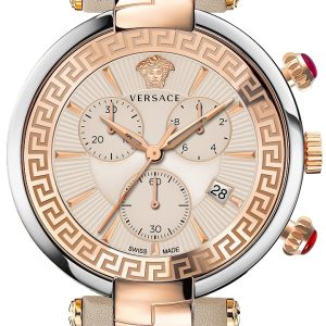 Versace Herrklocka VE2M00321 Revive Antikvit/Läder Ø41 mm