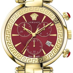 Versace Herrklocka VE2M00721 Revive Röd/Gulguldtonat stål Ø41 mm