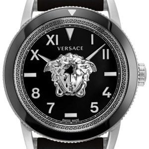 Versace Herrklocka VE2V00122 V Palazzo Svart/Plast Ø43 mm