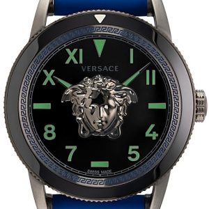 Versace Herrklocka VE2V00722 V Palazzo Svart/Plast Ø43 mm