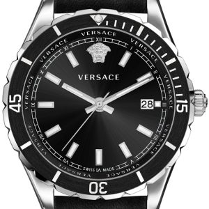 Versace Herrklocka VE3A00120 Hellenyium Svart/Läder Ø41 mm