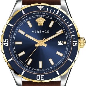 Versace Herrklocka VE3A00420 Hellenyium Blå/Läder Ø41 mm