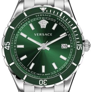 Versace Herrklocka VE3A01022 Hellenyium Grön/Stål Ø42 mm