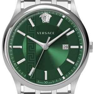 Versace Herrklocka VE4A00620 Aiakos Grön/Stål Ø44 mm