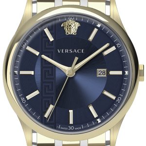 Versace Herrklocka VE4A00720 Aiakos Blå/Stål Ø44 mm