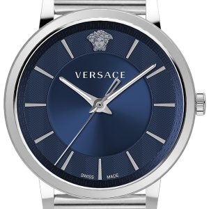 Versace Herrklocka VE5A00520 V Circle Blå/Stål Ø42 mm