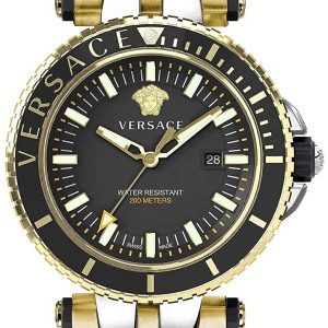 Versace Herrklocka VEAK00518 V Race Svart/Stål Ø46 mm