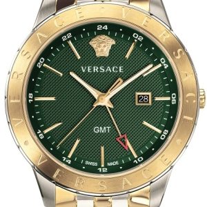 Versace Herrklocka VEBK00718 Univers Grön/Stål Ø44 mm