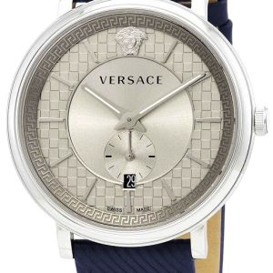 Versace Herrklocka VEBQ01719 V Circle Svart/Läder Ø42 mm