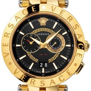 Versace Herrklocka VEBV00519 V Race Svart/Stål Ø46 mm