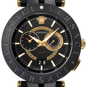 Versace Herrklocka VEBV00619 V Race Svart/Stål Ø46 mm