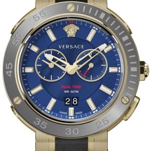 Versace Herrklocka VECN00119 V Extreme Pro Blå/Plast Ø46 mm