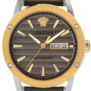 Versace Herrklocka VEDX00219 Theros Brun/Läder Ø42 mm