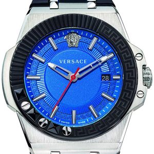 Versace Herrklocka VEDY00119 Chain Reaction Blå/Gummi Ø45 mm