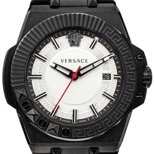 Versace Herrklocka VEDY00419 Chain Reaction Silverfärgad/Plast Ø46