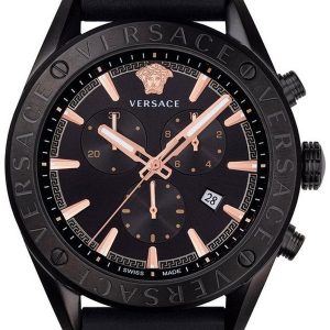 Versace Herrklocka VEHB00419 V Chrono Svart/Plast Ø45 mm