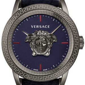 Versace Herrklocka VERD00118 Palazzo 43mm Blå/Läder Ø43 mm