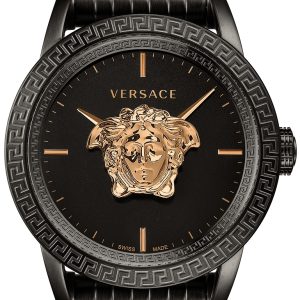 Versace Herrklocka VERD00518 Palazzo 43mm Svart/Stål Ø43 mm