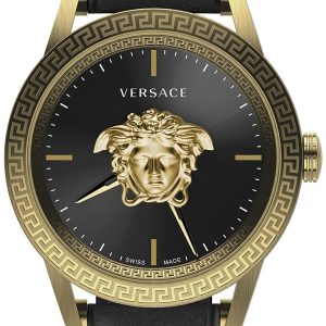 Versace Herrklocka VERD01320 Palazzo 43mm Svart/Läder Ø43 mm