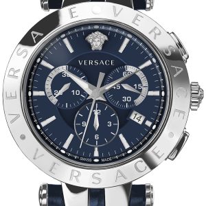 Versace Herrklocka VERQ00620 V Race Blå/Läder Ø42 mm