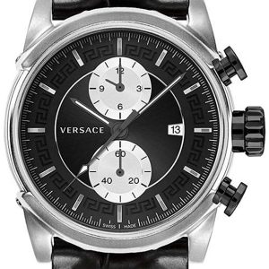 Versace Herrklocka VEV400119 Urban Svart/Läder Ø44 mm