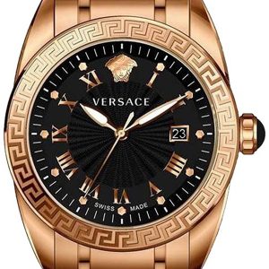 Versace Herrklocka VFE100013 V Sport II Svart/Roséguldstonat stål