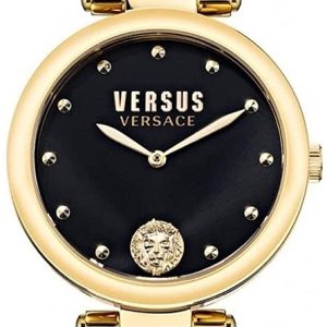 Versus by Versace Damklocka VSP1G0621 Svart/Gulguldtonat stål Ø36 mm