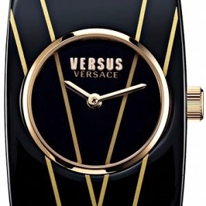 Versus by Versace Damklocka VSP1K0321 Noho Svart/Gulguldtonat stål