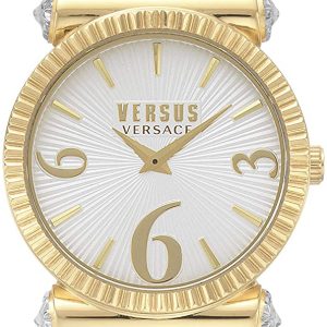 Versus by Versace Damklocka VSP1V0919 Republique Vit/Gulguldtonat