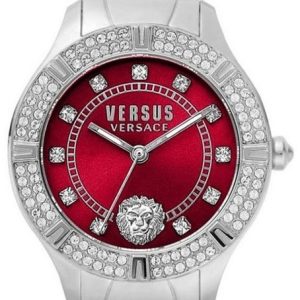 Versus by Versace Damklocka VSP263821 Canton Road Röd/Stål Ø36 mm