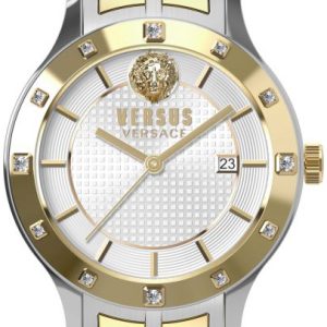 Versus by Versace Damklocka VSP460218 Silverfärgad/Gulguldtonat