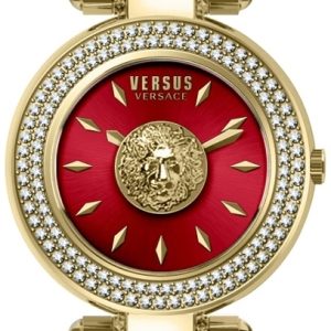 Versus by Versace Damklocka VSP642418 Bricklane Röd/Gulguldtonat