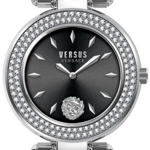 Versus by Versace Damklocka VSP715021 Brick Lane Crystal Svart/Stål