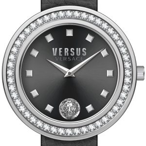 Versus by Versace Damklocka VSPCG1121 Carnaby Street Svart/Läder