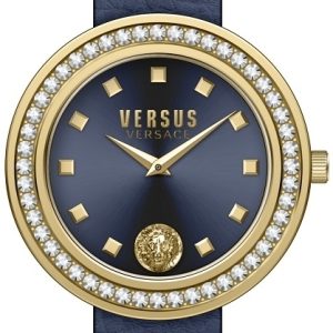 Versus by Versace Damklocka VSPCG1321 Carnaby Street Blå/Läder Ø39