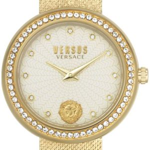 Versus by Versace Damklocka VSPEN1520 Antikvit/Gulguldtonat stål